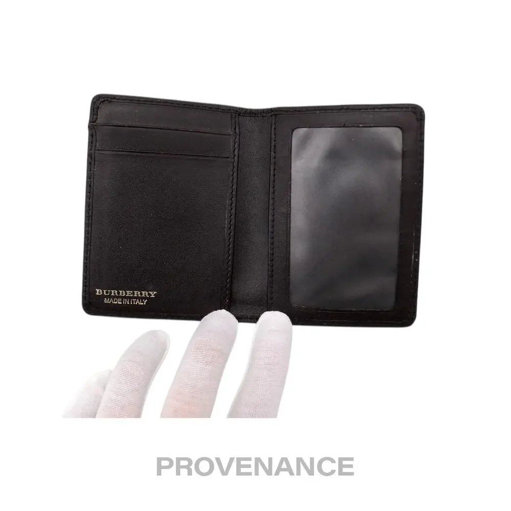🔴 Burberry Pocket Organizer Wallet - Haymarket Check Black